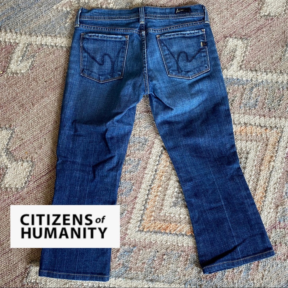 Citizens of Humanity low waist flare Capri 27